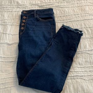High rise CJLA button fly jeans size 13